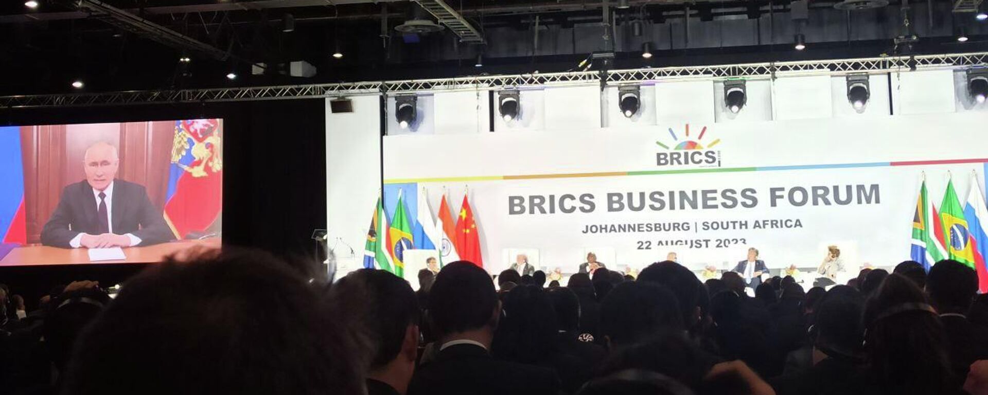Vladimir Poutine au sommet des BRICS - Sputnik Afrique, 1920, 22.08.2023