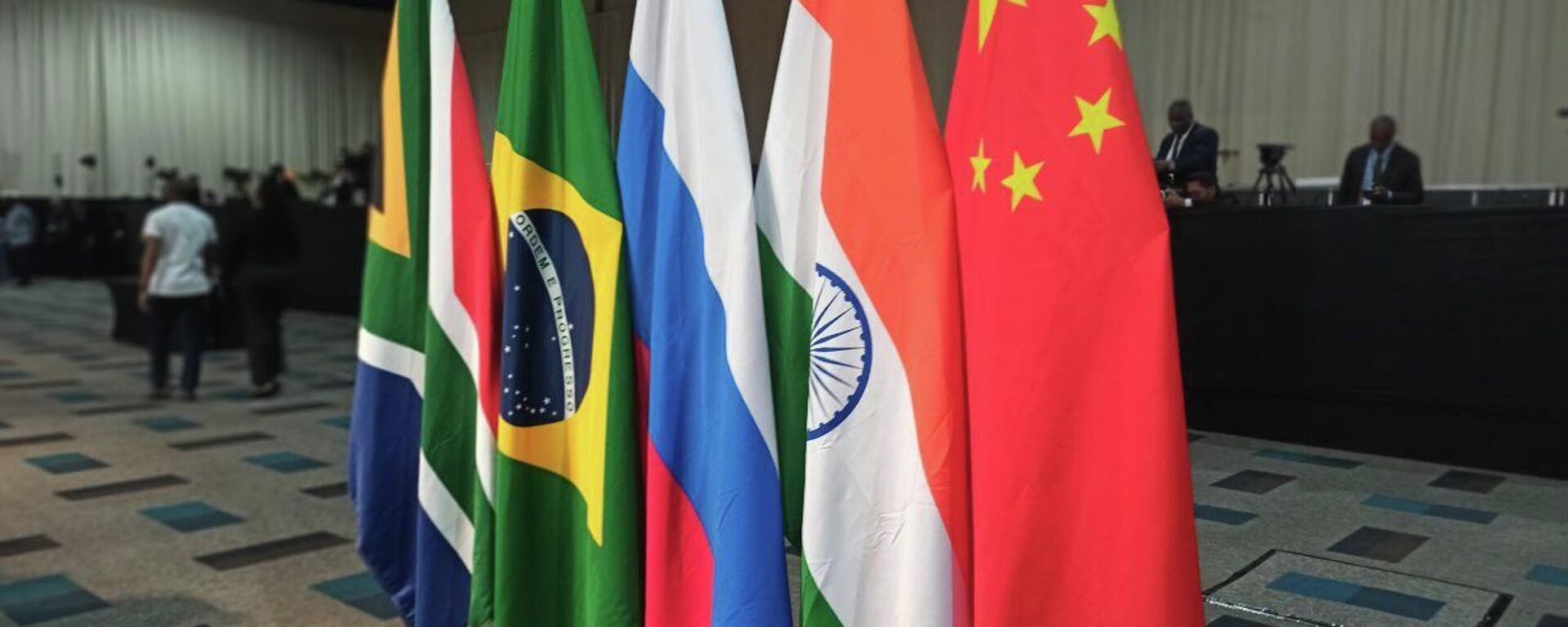 A view of the room where the BRICS+ Group of Five leaders meet. - Sputnik Africa, 1920, 11.09.2023