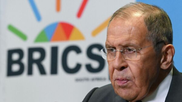 Sergueï Lavrov au sommet des BRICS - Sputnik Afrique