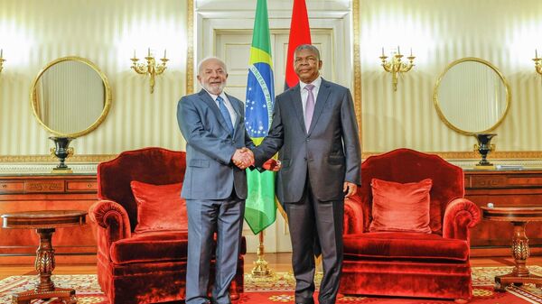 Brazilian President Lula da Silva meets with Angolan President João Lourenço - Sputnik Africa