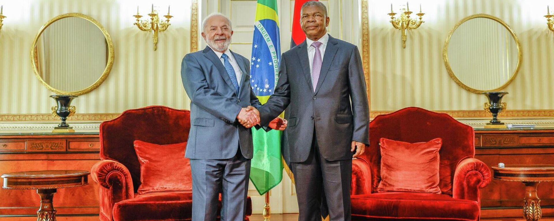 Brazilian President Lula da Silva meets with Angolan President João Lourenço - Sputnik Africa, 1920, 26.08.2023