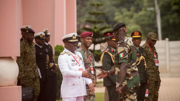 Extraordinary meeting of the Economic Community of West African State (ECOWAS) committee of chiefs of the defence staff in Accra, Ghana, on August 17, 2023. - Sputnik Africa