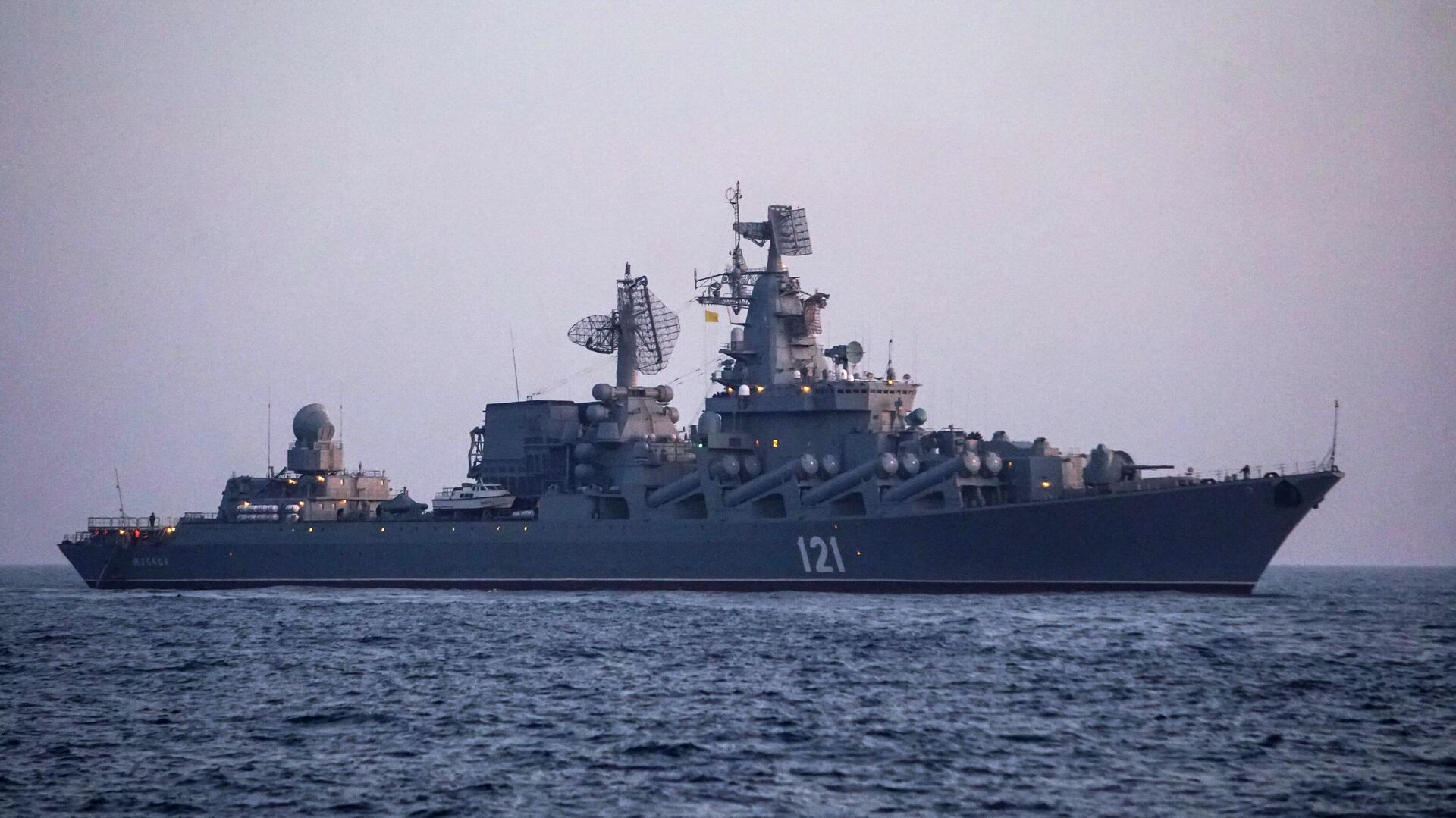 Guards missile cruiser Moskva during the exercises of the Russian Navy in the Black Sea. - Sputnik Africa, 1920, 30.08.2023