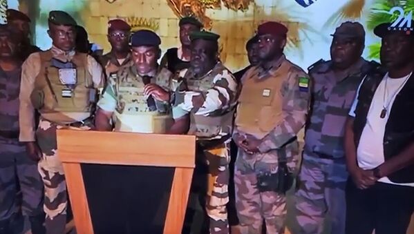 L&#x27;armée gabonaise a annoncé l&#x27;annulation des résultats de l&#x27;élection présidentielle et la dissolution des autorités en place - Sputnik Afrique