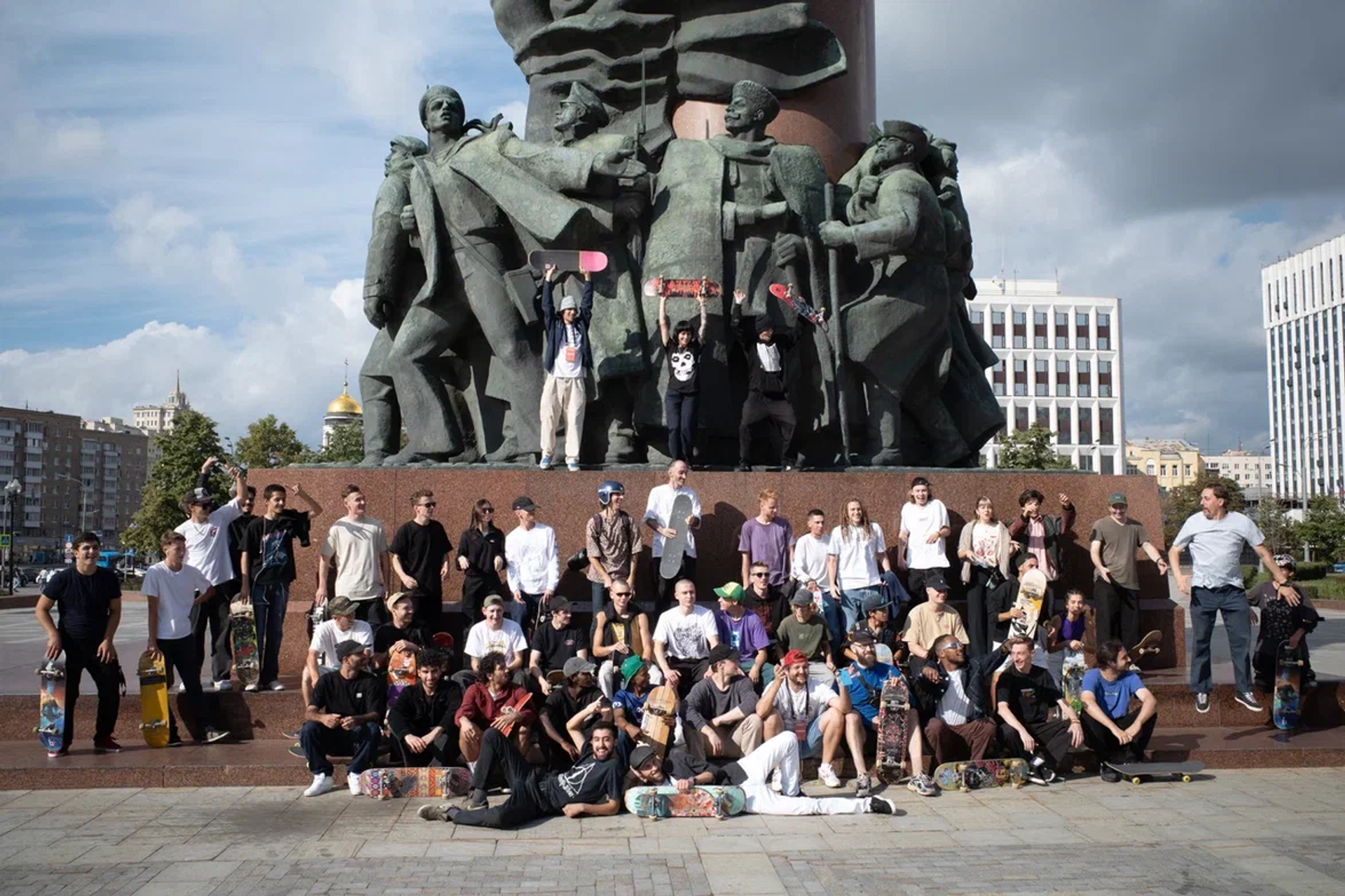 Participants of Grand Skate Tour 2023 festival at Gorky Park, Moscow, Russia - Sputnik Africa, 1920, 01.09.2023
