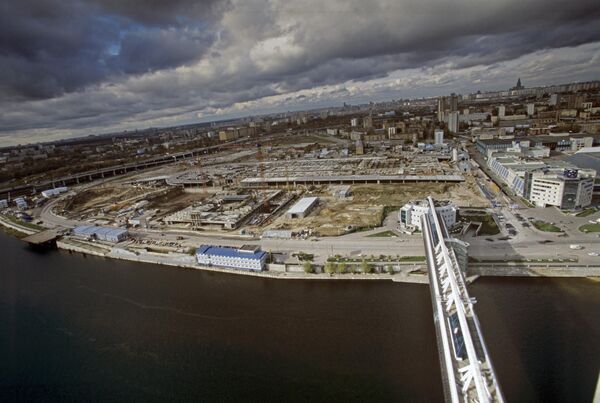 View of the construction site of the Moscow International Business Center in 2003.  - Sputnik Africa