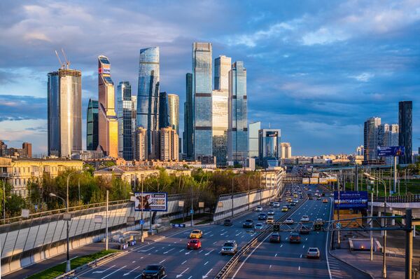 The Third Ring of Moscow and the Moscow International Business Center, 2022. - Sputnik Africa