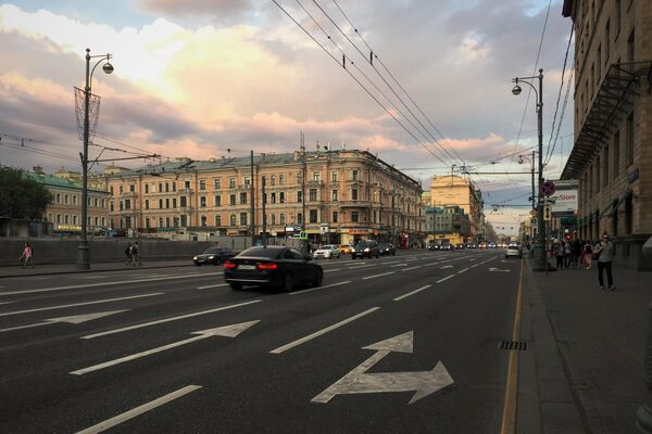 Moscow, beginning of 1st Tverskaya-Yamskaya Street nowadays. - Sputnik Africa