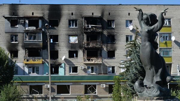 La ville d'Izioum après des tirs ukrainiens - Sputnik Afrique