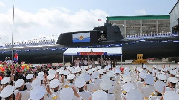 North Korea launches a new tactical nuclear attack submarine, September 8, 2023 - Sputnik Africa