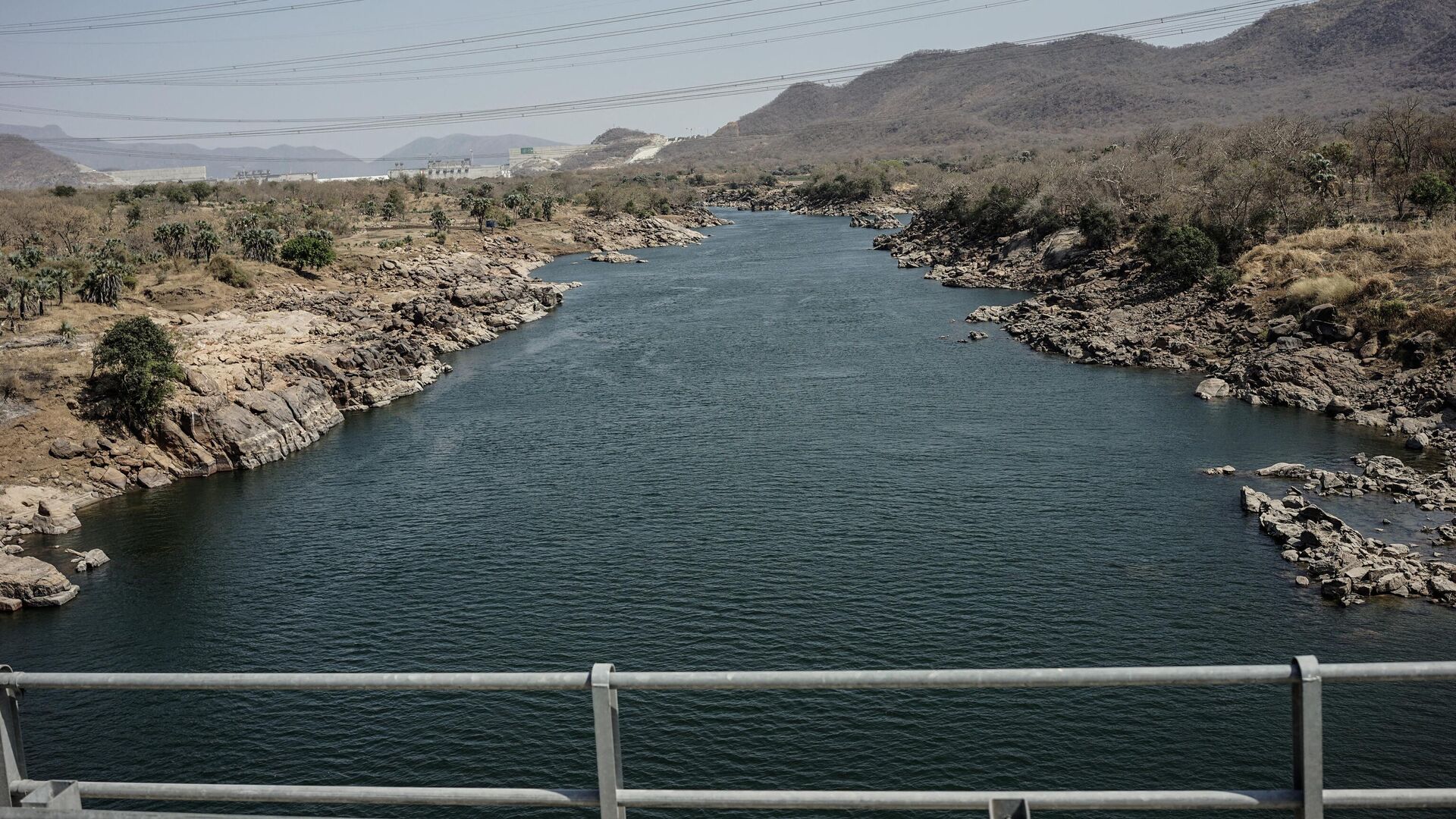 The river nile flows from the Grand Ethiopian Renaissance Dam (GERD) in Guba, Ethiopia, on February 19, 2022. - Sputnik Africa, 1920, 10.09.2023