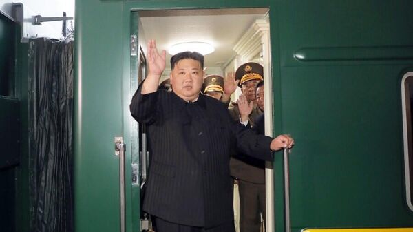 Kim Jong Un's departure from Pyongyang to Russia - Sputnik Africa