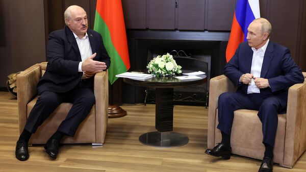 Meeting of Russian President Vladimir Putin with President of Belarus Alexander Lukashenko on September 15, 2023. - Sputnik Africa