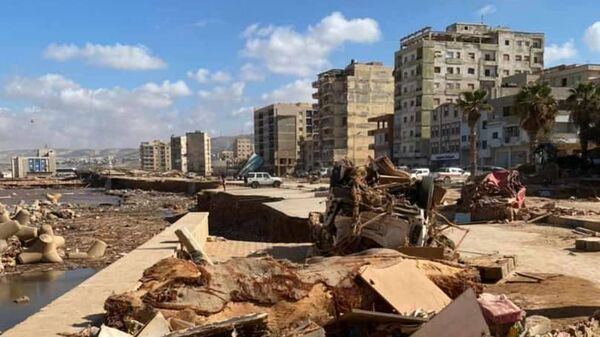 La ville libyenne de Derna après les inondations dévastatrices - Sputnik Afrique