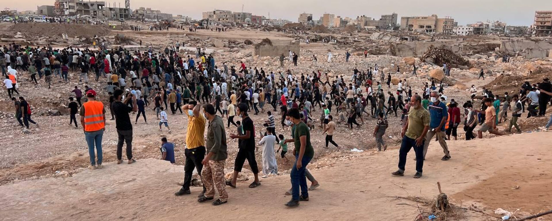  In Libya, residents demonstrated against corruption and the local head in front of a mosque - Sputnik Africa, 1920, 19.09.2023