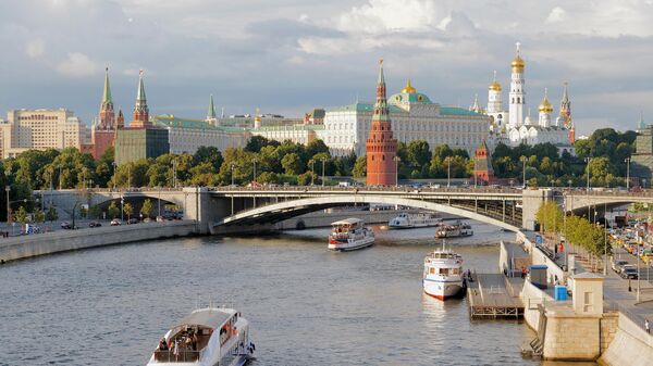 Pleasure boats on the Moscow River. - Sputnik Africa