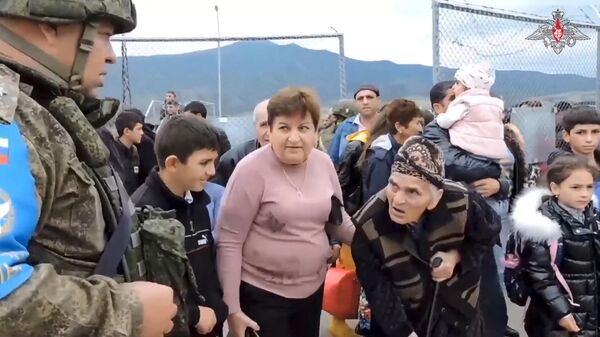 Nagorno-Karabakh evacuation - Sputnik Africa