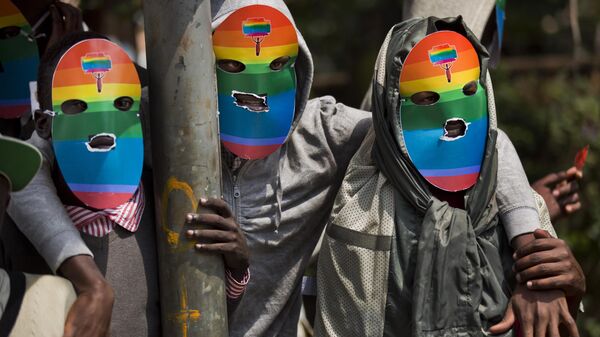Kenyan members and supporters of the LGTBQ community - Sputnik Africa