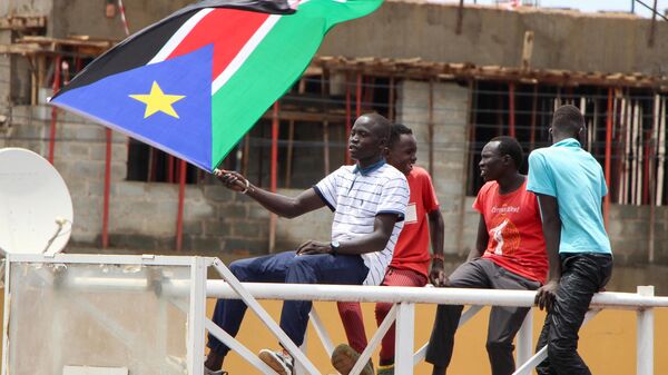 south sudan flag - Sputnik Africa
