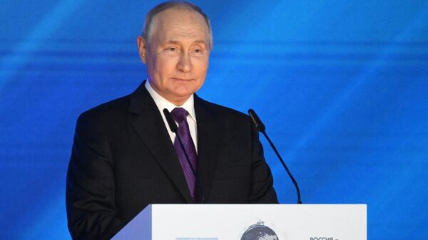 Russian President V. Putin took part in the opening of the International Parliamentary Conference Russia - Latin America - Sputnik Africa