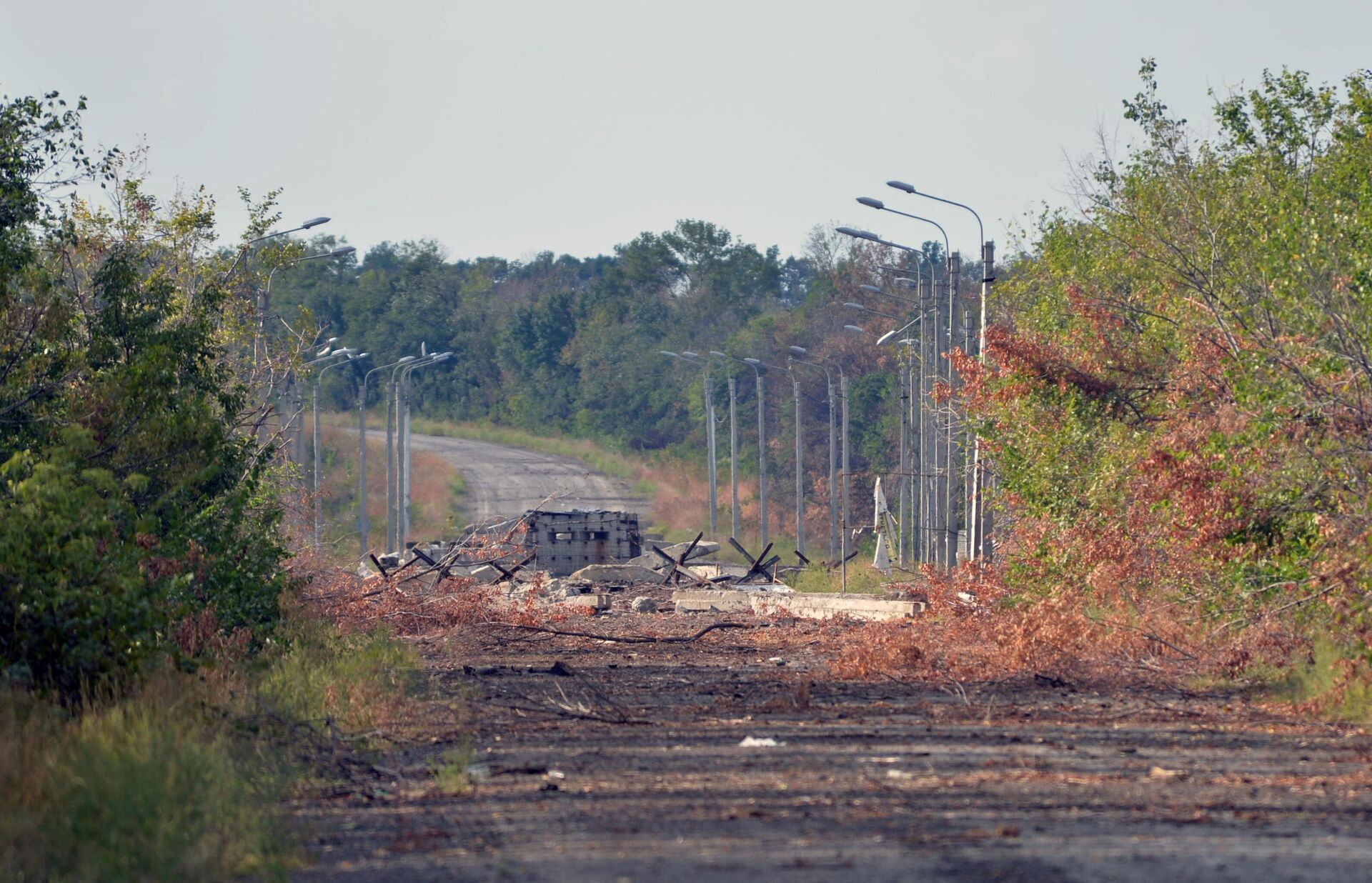 Roadblock in Donetsk region. - Sputnik Africa, 1920, 01.10.2023