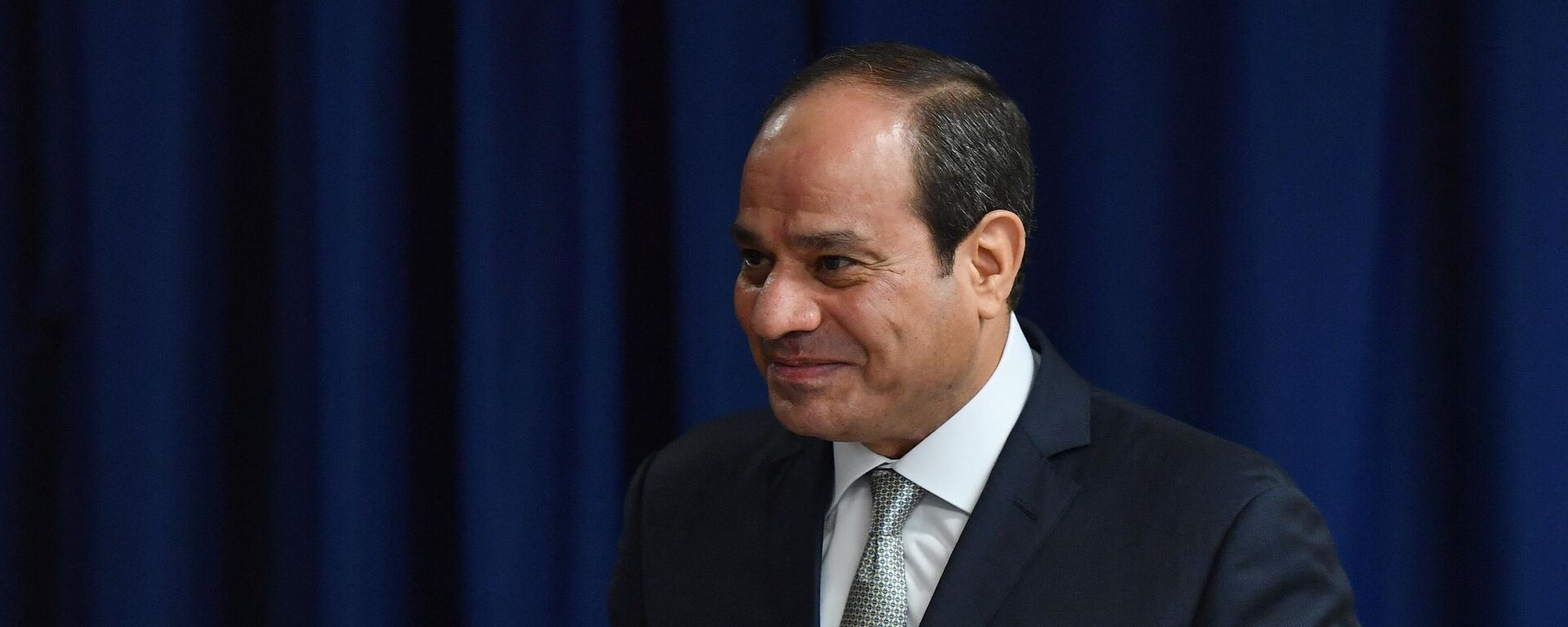 Egyptian President Abdel Fattah el-Sisi meets with United Nations Secretary-General Antonio Guterres (not pictured) at the United Nations in New York on September 25, 2019. - Sputnik Africa, 1920, 03.10.2023
