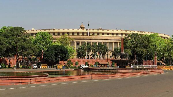 Ensemble of Government buildings on Rajpath in New Delhi, India - Sputnik Africa