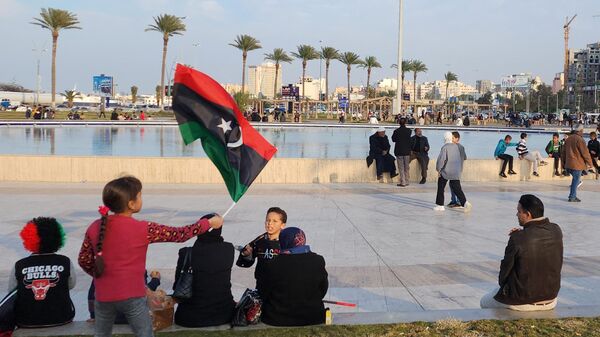 Libyan national flag - Sputnik Africa