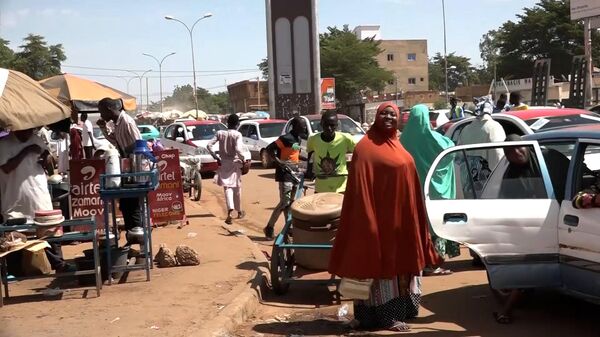 Dans une rue de Niamey - Sputnik Afrique