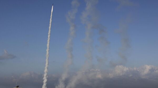 Tirs de roquettes depuis la ville de Gaza vers Israël, le 7 octobre 2023 - Sputnik Afrique
