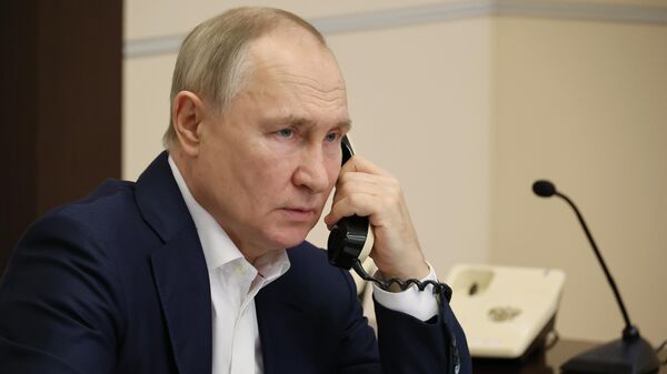Russian President V. Putin spoke on the phone - Sputnik Africa