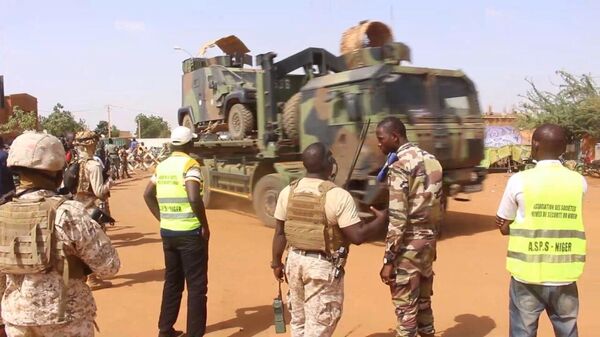 Le départ des troupes françaises de Niamey, au Niger - Sputnik Afrique