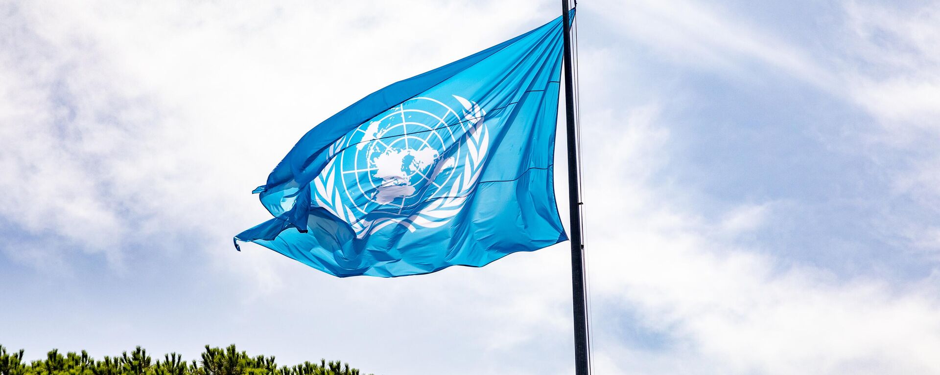 Флаг Организации Объединенных Наций в Риме, Италия - Sputnik Africa, 1920, 11.10.2023