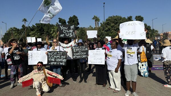 Fight Inequality Alliance marches in Marrakech, Morocco - Sputnik Africa