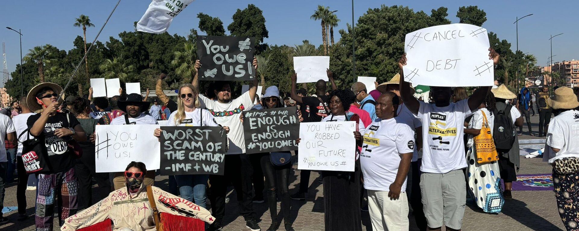 Fight Inequality Alliance marches in Marrakech, Morocco - Sputnik Africa, 1920, 13.10.2023