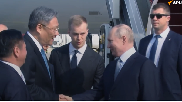 Vladimir Putin arrives in Beijing - Sputnik Africa