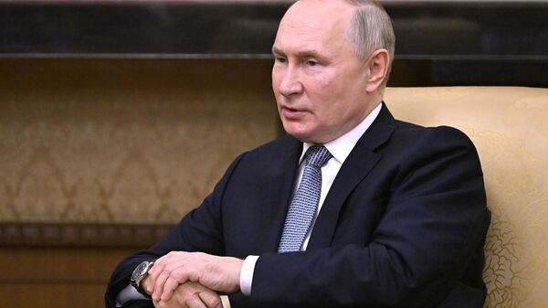 Visite du Président russe Poutine en Chine pour participer aux événements du Troisième Forum international Сeinture et route - Sputnik Afrique