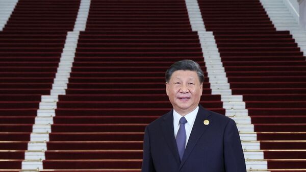 October 17, 2023. Chairman of the People's Republic of China (PRC) Xi Jinping at the continuation of the meeting of heads of delegations participating in the III International Forum “One Belt, One Road” in Beijing. - Sputnik Africa