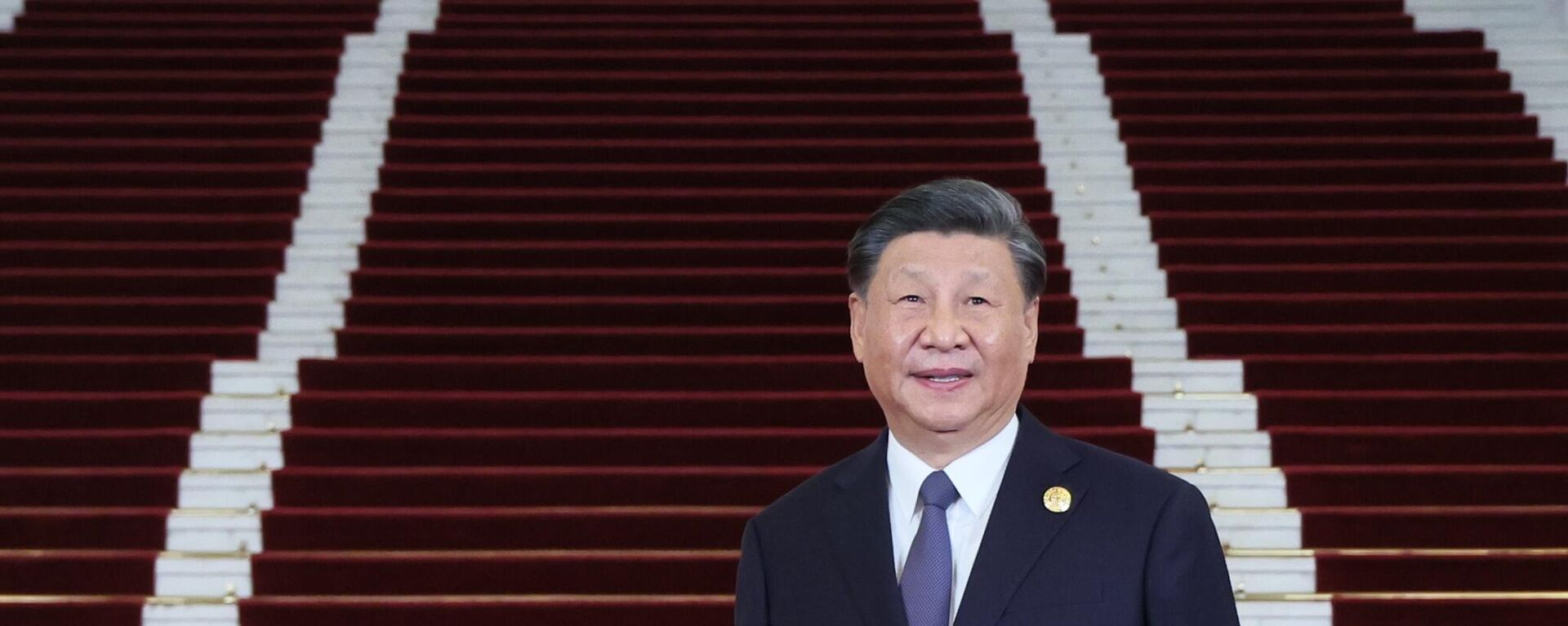 October 17, 2023. Chairman of the People's Republic of China (PRC) Xi Jinping at the continuation of the meeting of heads of delegations participating in the III International Forum “One Belt, One Road” in Beijing. - Sputnik Africa, 1920, 20.10.2023
