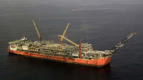 In this Monday, Dec. 26, 2011 file photo, Shell Bonga offshore oil Floating Production Storage and Offloading vessel off the coast of the Niger Delta in Nigeria.  - Sputnik Africa