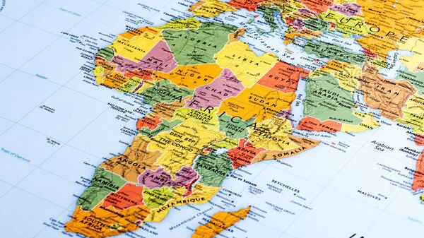 Carte du continent africain - Sputnik Afrique