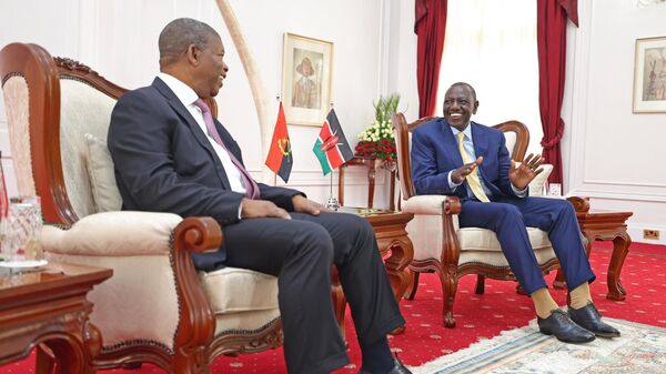 Kenyan President William Ruto receives Angolan President Joao Lourenço - Sputnik Africa