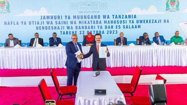 DP World signs 30-year concession to operate multipurpose Dar Es Salaam port in Tanzania - Sputnik Africa