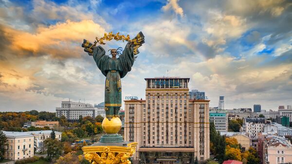 Монумент Независимости в Киеве, Украина - Sputnik Afrique