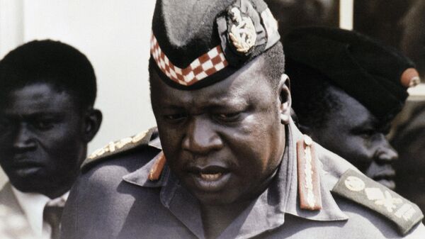 Uganda's military leader President Idi Amin Dada in Kampala, Uganda in July 1975.  - Sputnik Africa