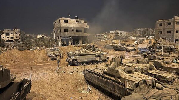 Israeli military in ground operation in the Gaza Strip - Sputnik Africa