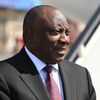 SPIEF-2023. South African President Cyril Ramaphosa, who arrived in St. Petersburg, during a welcoming ceremony at Pulkovo Airport. - Sputnik Africa