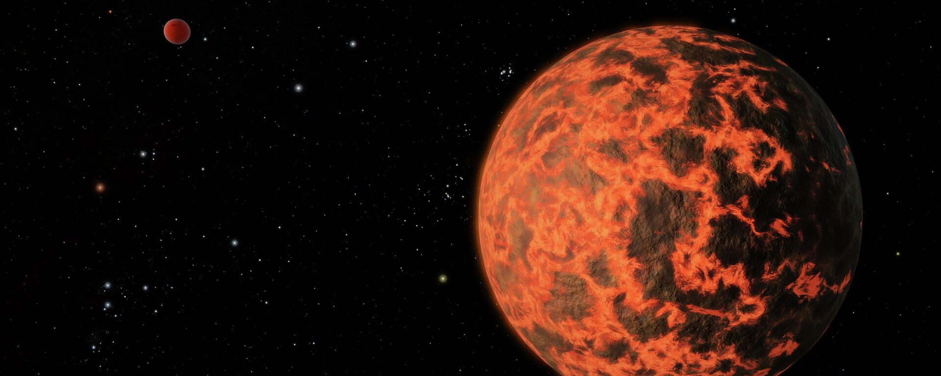 Exoplanet is Extremely Hot and Incredibly Close (Artist's Concept) - Sputnik Africa, 1920, 04.11.2023