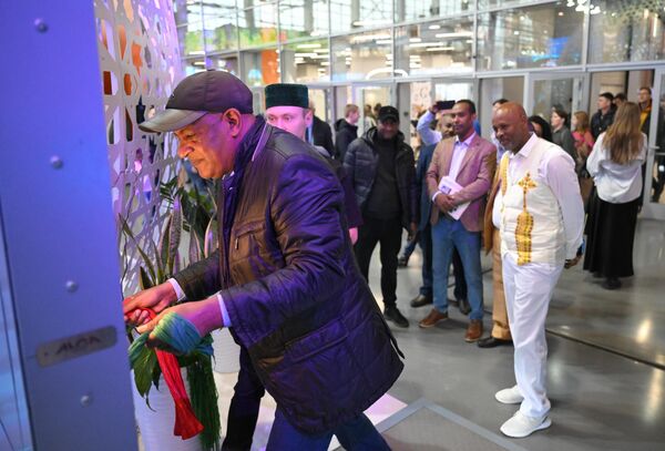 An Ethiopian delegation, including representatives of the diplomatic community of Ethiopia in Russia and heads of major industrial companies in Ethiopia, visits the International RUSSIA EXPO in Moscow. - Sputnik Africa