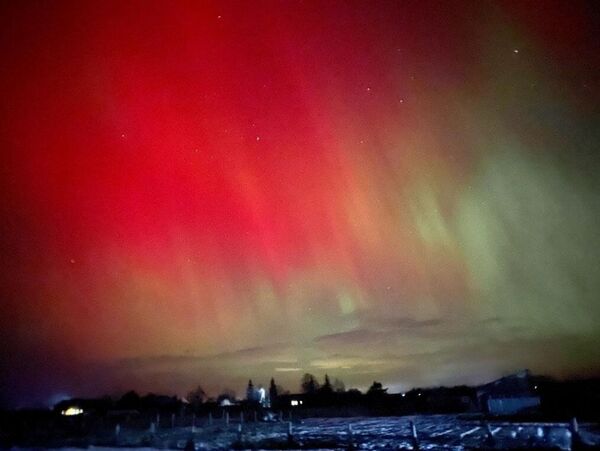 Northern Lights, Nikitinskoye village, Kurgan region, Russia. - Sputnik Africa